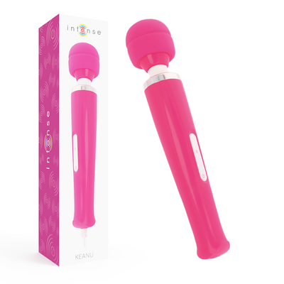 Vibratore Wand Intense Keanu — Silicone, Rosa