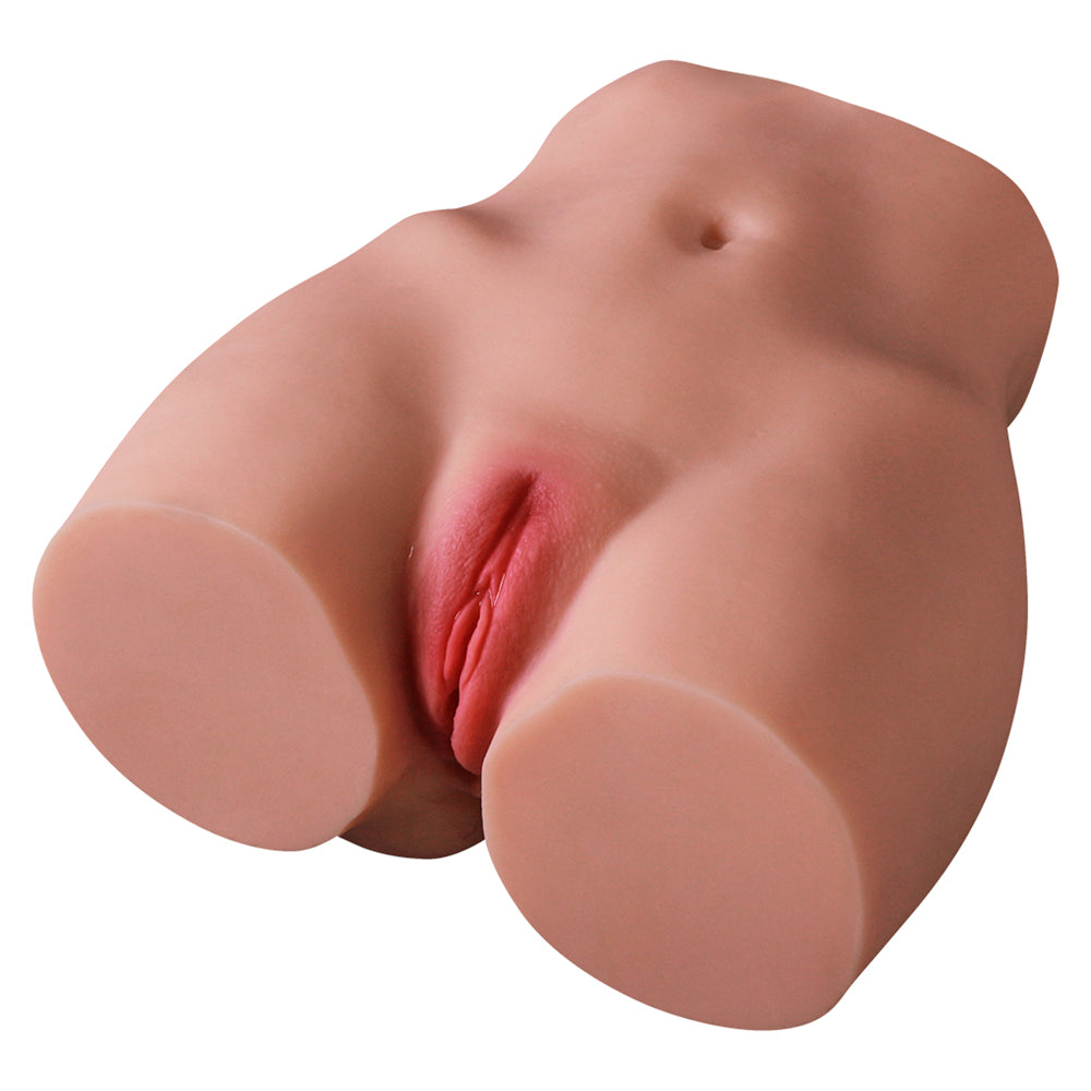 Torso Realistico Fianchi e Culo – Masturbatore Vagina e Ano in TPE Ultra-Morbido