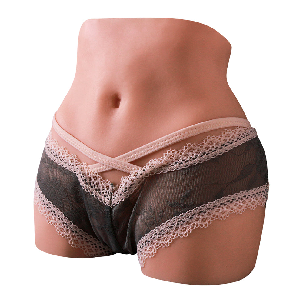Torso Realistico Fianchi e Culo – Masturbatore Vagina e Ano in TPE Ultra-Morbido