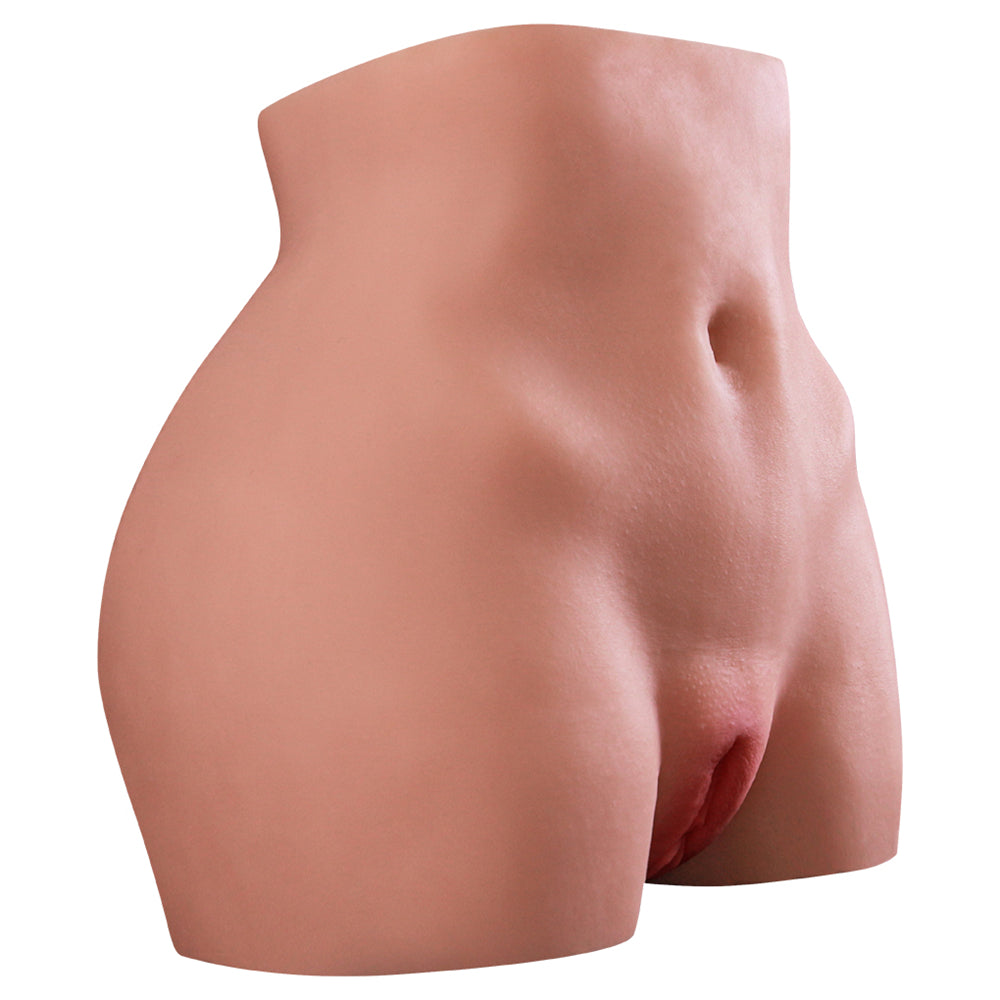 Torso Realistico Fianchi e Culo – Masturbatore Vagina e Ano in TPE Ultra-Morbido