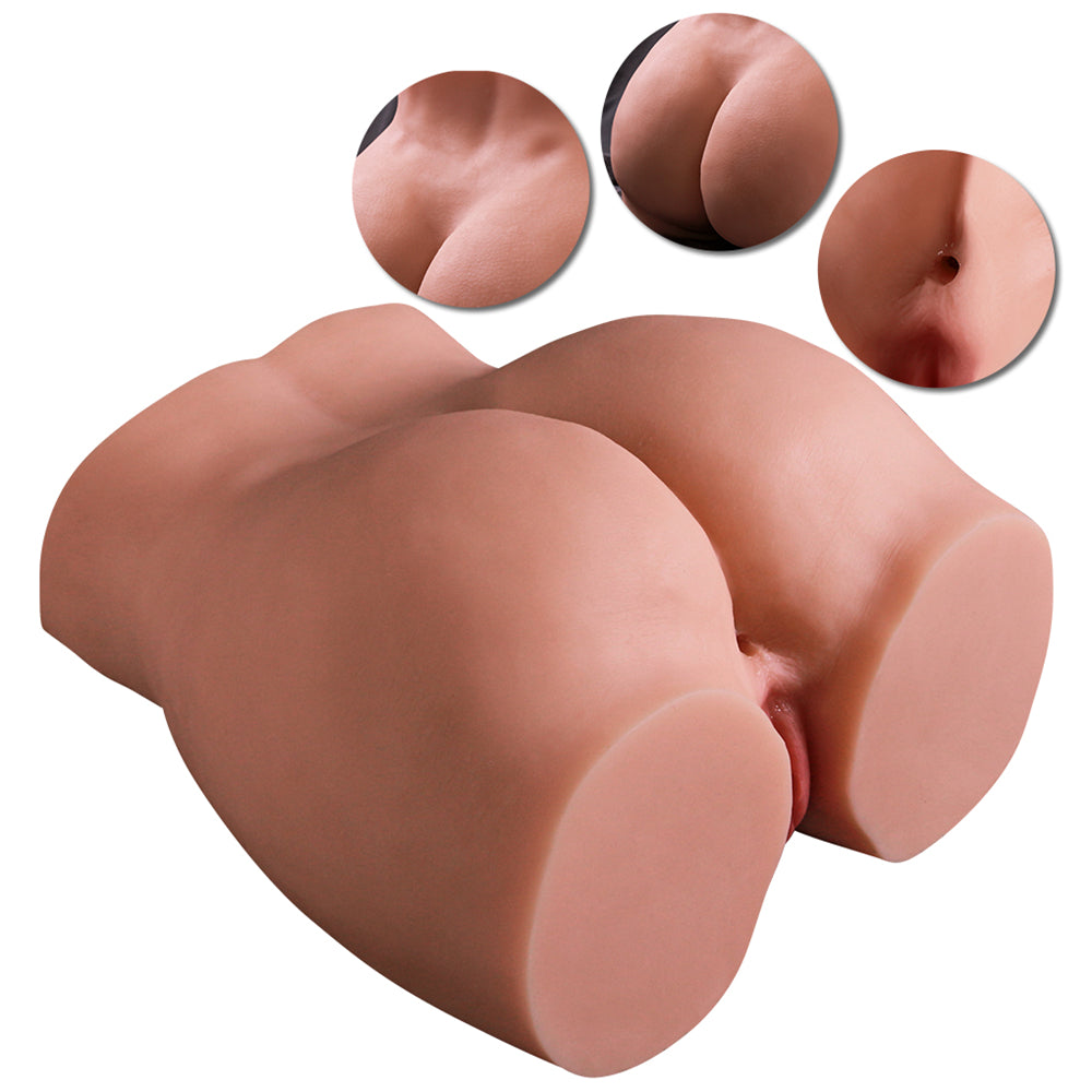 Torso Realistico Fianchi e Culo – Masturbatore Vagina e Ano in TPE Ultra-Morbido
