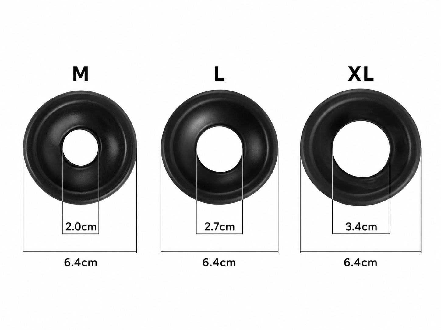 Pompa Pene Elettronica Cupido Toys Vacuum Device — Nero e Trasparente