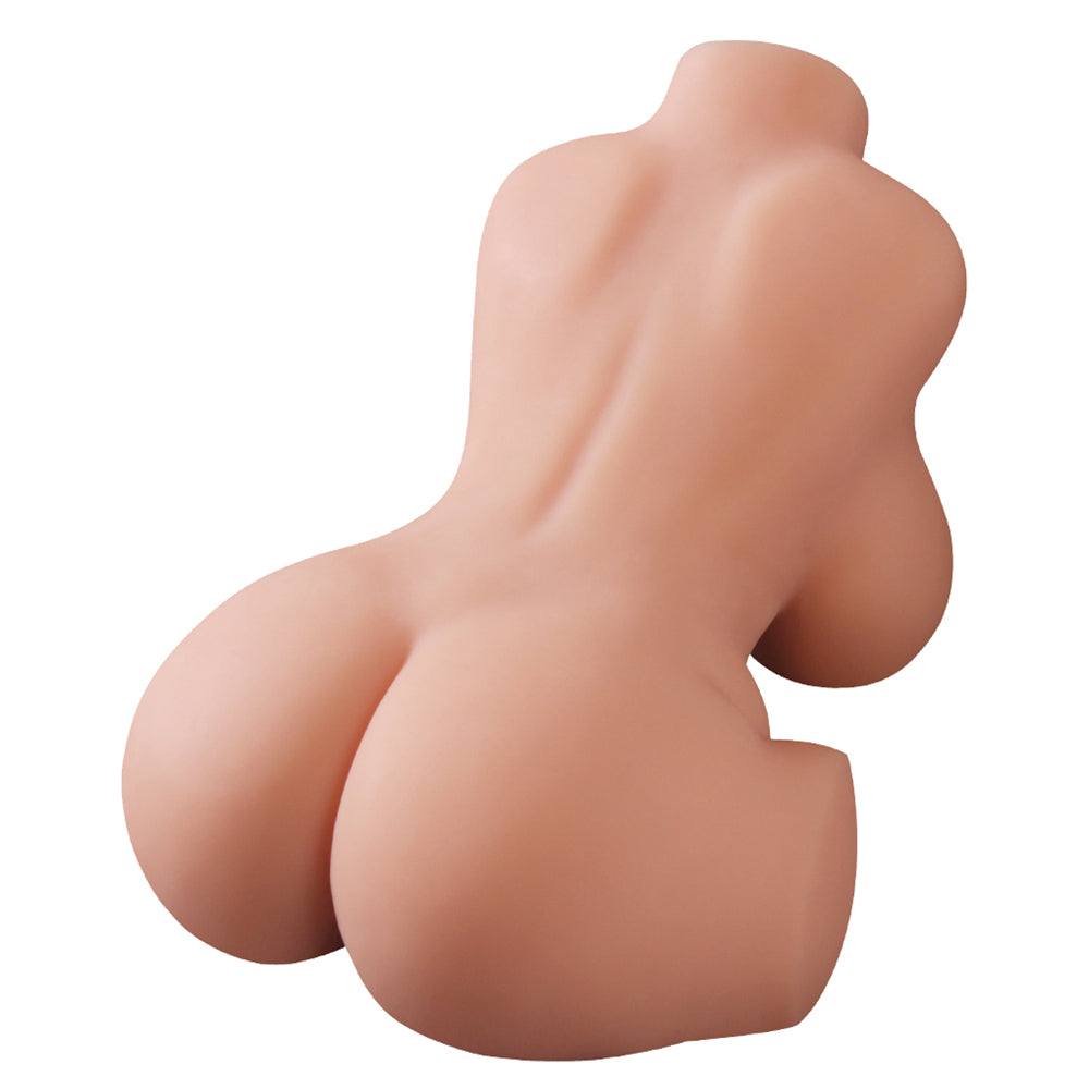 Torso Realistico con Seno Grande e Culo – Masturbatore Vagina in TPE Ultra-Morbido