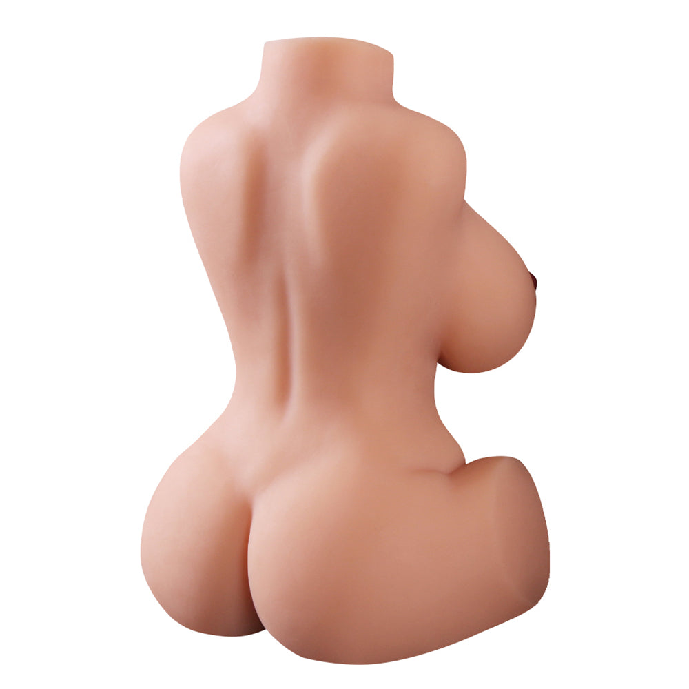 Torso Realistico con Seno Grande e Culo – Masturbatore Vagina in TPE Ultra-Morbido
