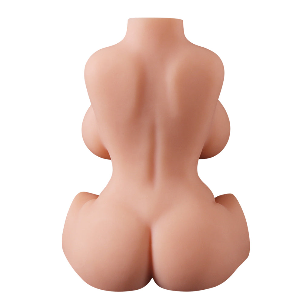 Torso Realistico con Seno Grande e Culo – Masturbatore Vagina in TPE Ultra-Morbido