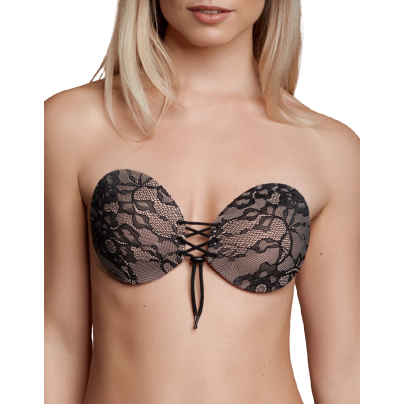 Reggiseno Adesivo Senza Spalline Bye-Bra Round Lace-it — Coppa D
