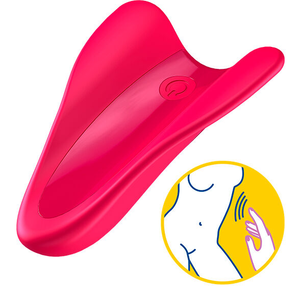 Vibratore da Dito Satisfyer High Fly — Stimolatore Unisex Fucsia