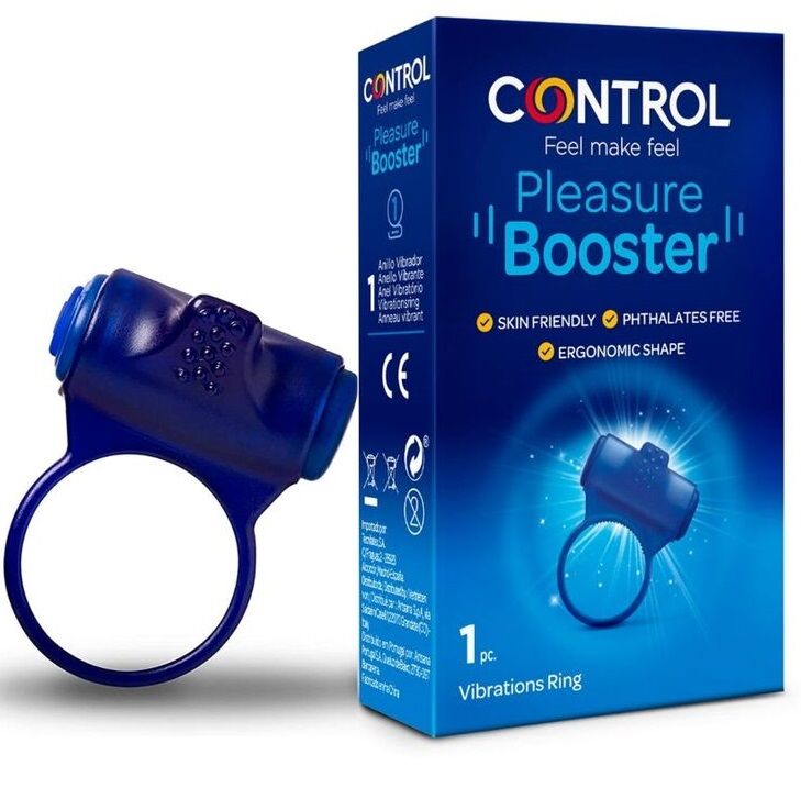 Anello Fallico Vibrante Control Pleasure Booster — Stimolante