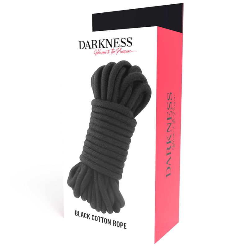 Corda Bondage Giapponese Darkness — Cotone Nero, 20 m