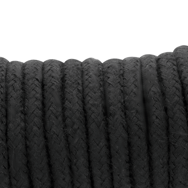 Corda Bondage Giapponese Darkness — Cotone Nero, 20 m