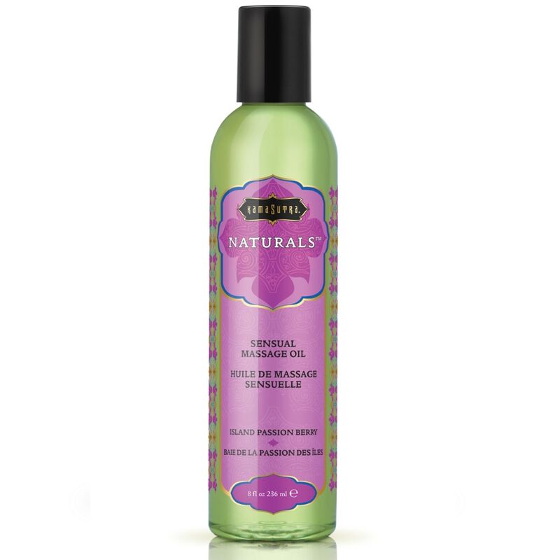 Olio da Massaggio Erotico Kamasutra Naturals — Bacca della Passione 236 ml