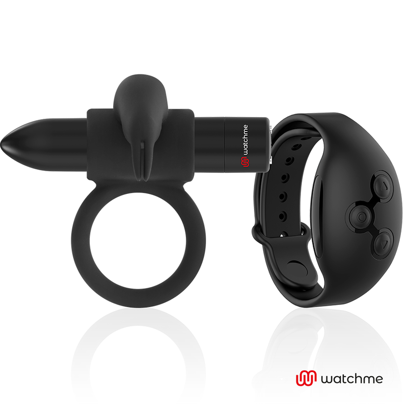 Anello Fallico Vibrante con Telecomando Black&Silver Burtonme