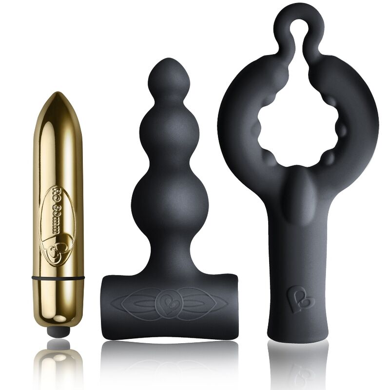 Kit Vibratori per Coppie Rocks-Off Silhouette Be Mine — Set 2 pz