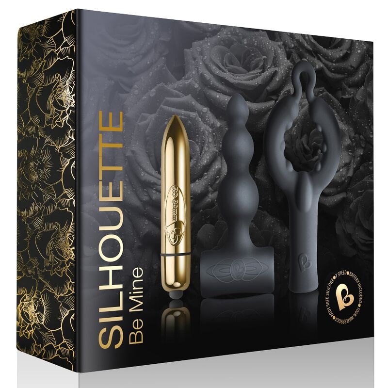 Kit Vibratori per Coppie Rocks-Off Silhouette Be Mine — Set 2 pz