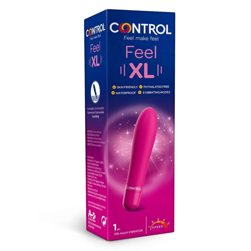 Vibratore Vaginale Control Feel Bullet XL — 5 Velocità