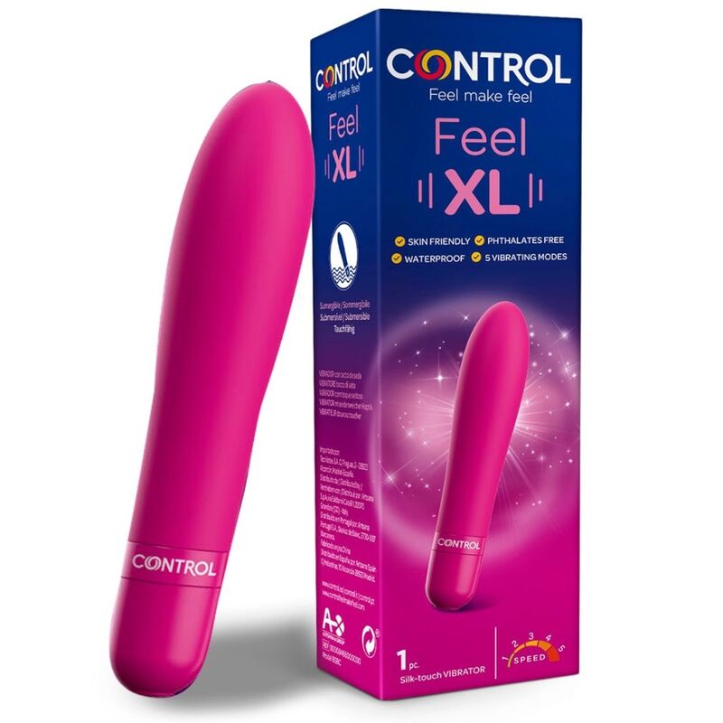 Vibratore Vaginale Control Feel Bullet XL — 5 Velocità