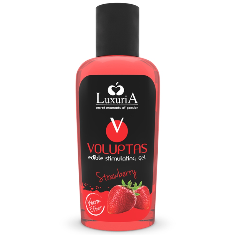 Gel da Massaggio Erotico Commestibile Intimateline Luxuria Voluptas — Fragola...