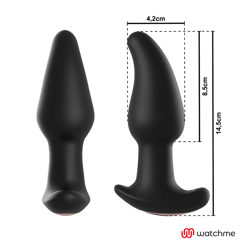 Plug Anale Vibrante con Perle Rotanti Anbiguo Amadeus
