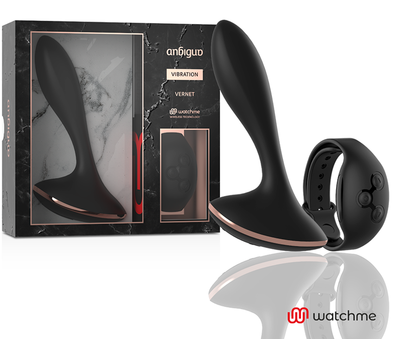 Plug Anale Vibrante con Telecomando Anbiguo Watchme Vernet