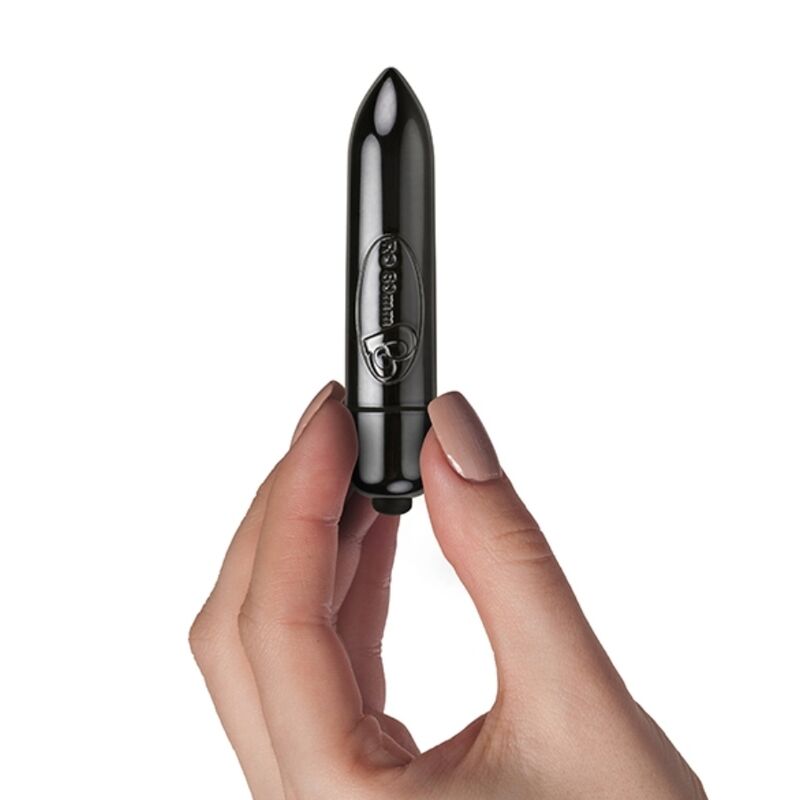 Uovo Vibrante Rocks-Off Ro-80MM Midnight Metal — 7 Modalità