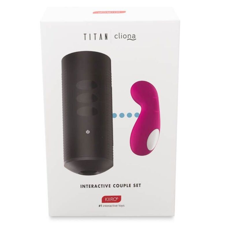 Set Coppie Masturbatore e Vibratore Kiiroo Titan & Cliona