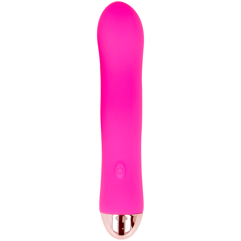 Vibratore Ricaricabile Dolce Vita — Silicone, 7 Velocità, Rosa