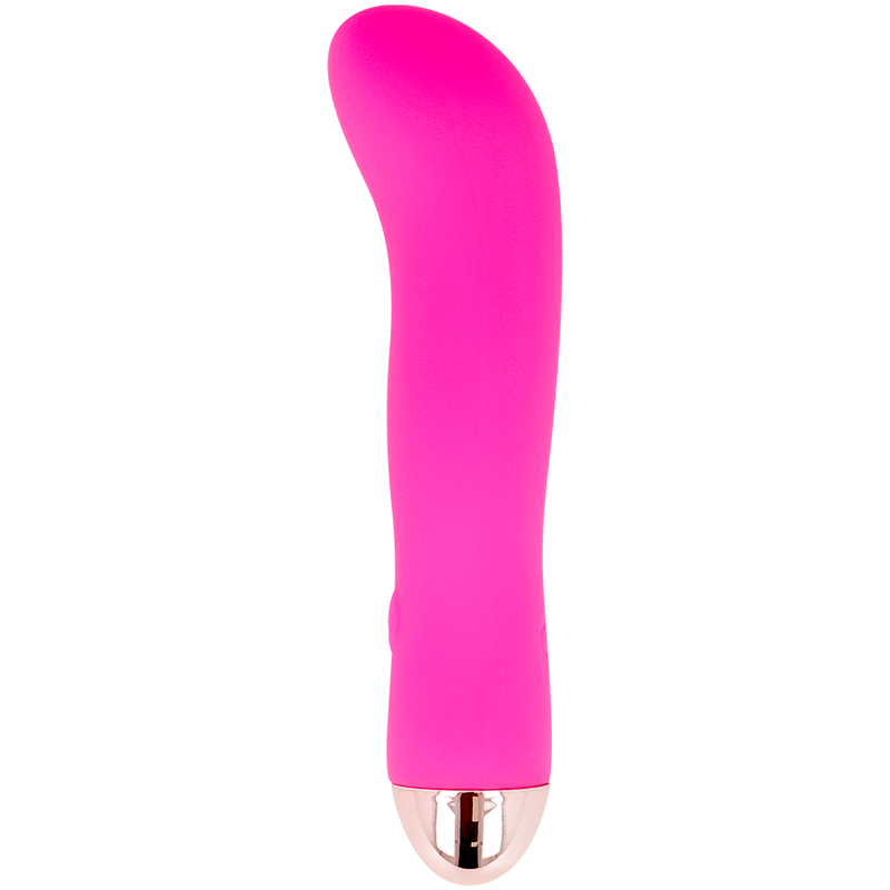 Vibratore Ricaricabile Dolce Vita — Silicone, 7 Velocità, Rosa