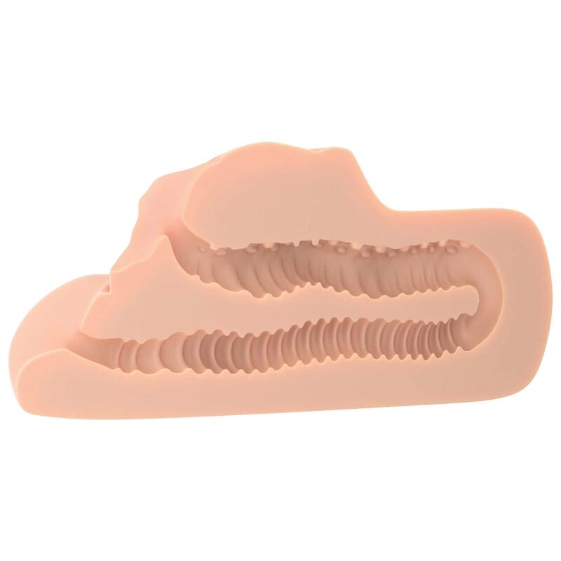 Masturbatore Maschile Doppio PDX Plus Perfect Pussy — 14 cm