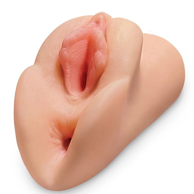 Masturbatore Maschile Doppio PDX Plus Perfect Pussy — 14 cm