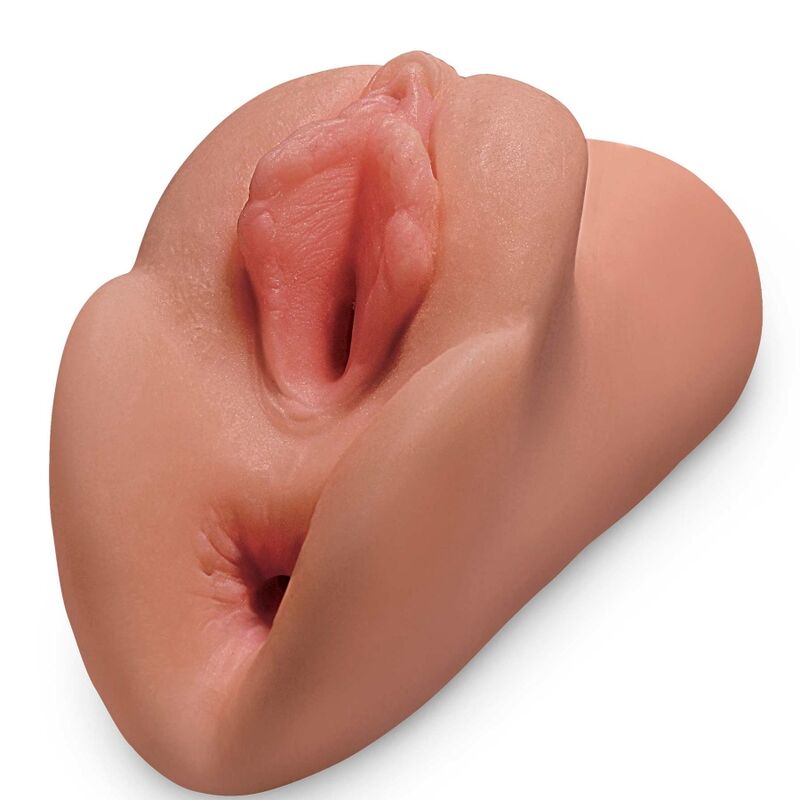 Masturbatore Maschile Doppio Foro PDX Plus Perfect Stroker — 14 cm
