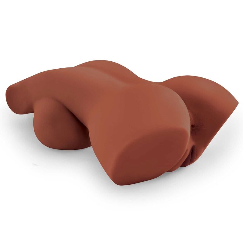 Masturbatore Torso Realistico PDX Plus Perfect 10 — TPE, Marrone