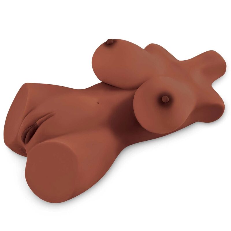 Masturbatore Torso Realistico PDX Plus Perfect 10 — TPE, Marrone