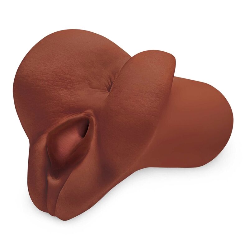 Masturbatore Maschile Doppio PDX Plus Pick Your Pleasure — Marrone