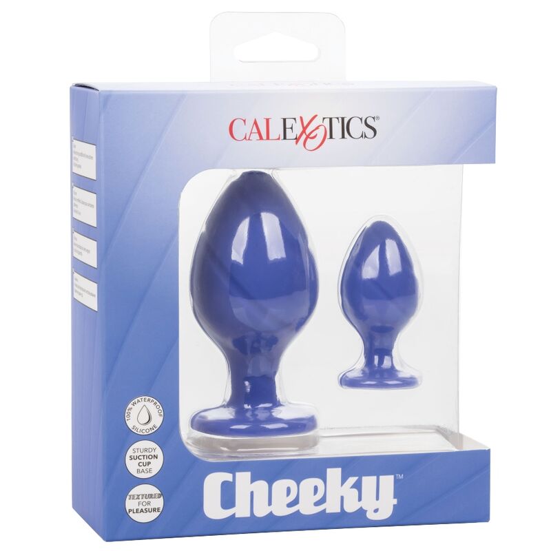 Plug Anale con Ventosa Calexotics Cheeky — Viola