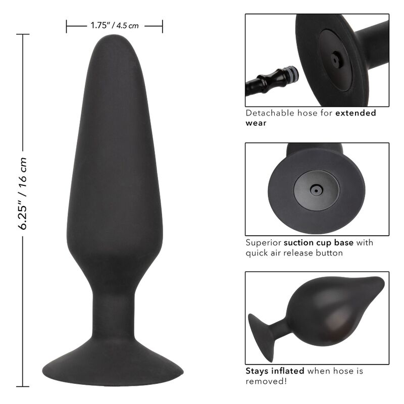 Plug Anale Gonfiabile in Silicone Calexotics — Taglia XL