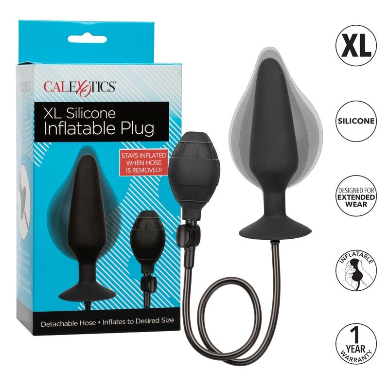 Plug Anale Gonfiabile in Silicone Calexotics — Taglia XL