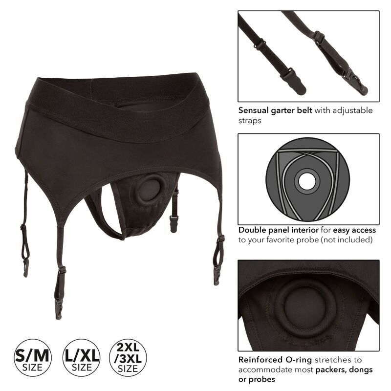 Imbracatura Strapless con Reggicalze Calexotics Boundless — S/M