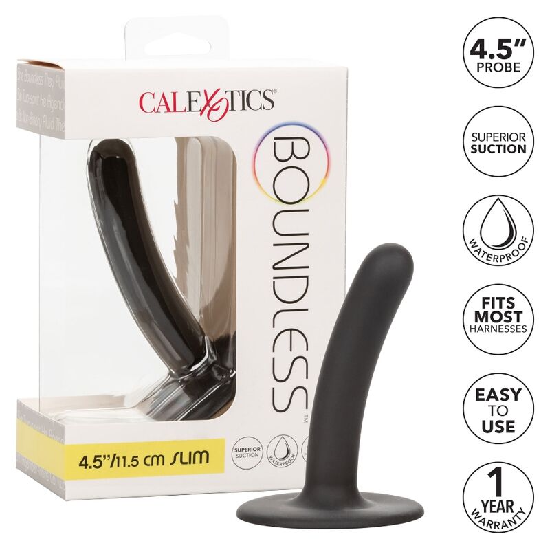 Dildo Punto G Calexotics Boundless — Ventosa, Flessibile 11 cm