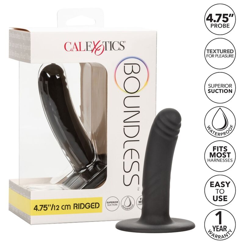 Dildo Punto G Calexotics Boundless — Ventosa, 12 cm