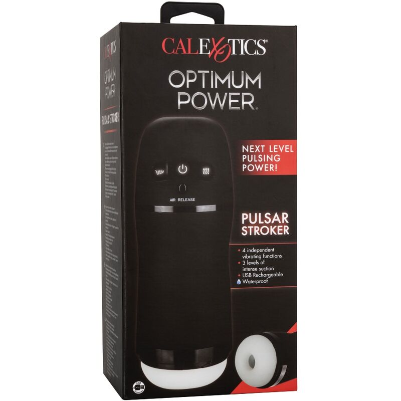 Masturbatore Maschile Vibrante Calexotics Optimum Pulsar Stroker