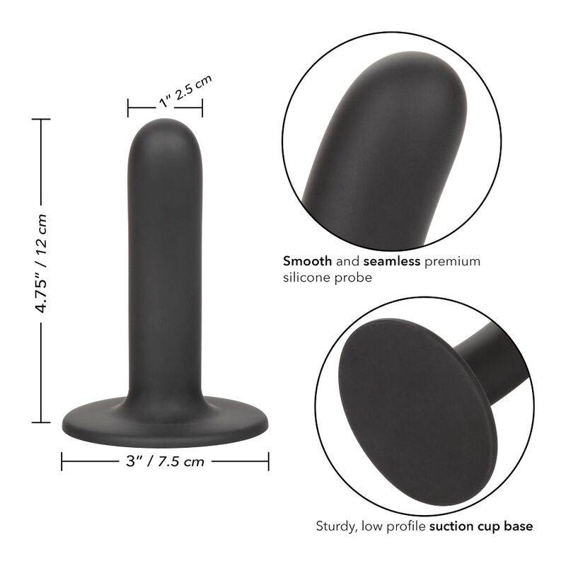 Dildo Liscio Compatibile Imbracatura Calexotics Boundless — 12 cm