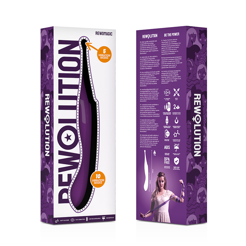 Stimolatore Clitoride Rewolution Rewomagic — Movimento Rotante