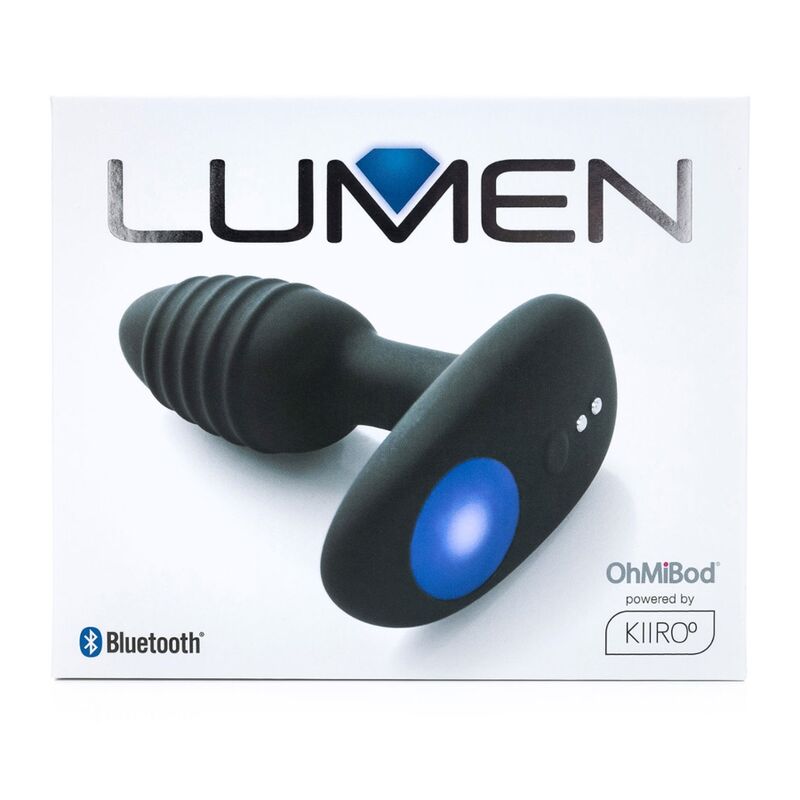 Plug Anale Vibrante con App Kiiroo Lumen — LED, Ricaricabile