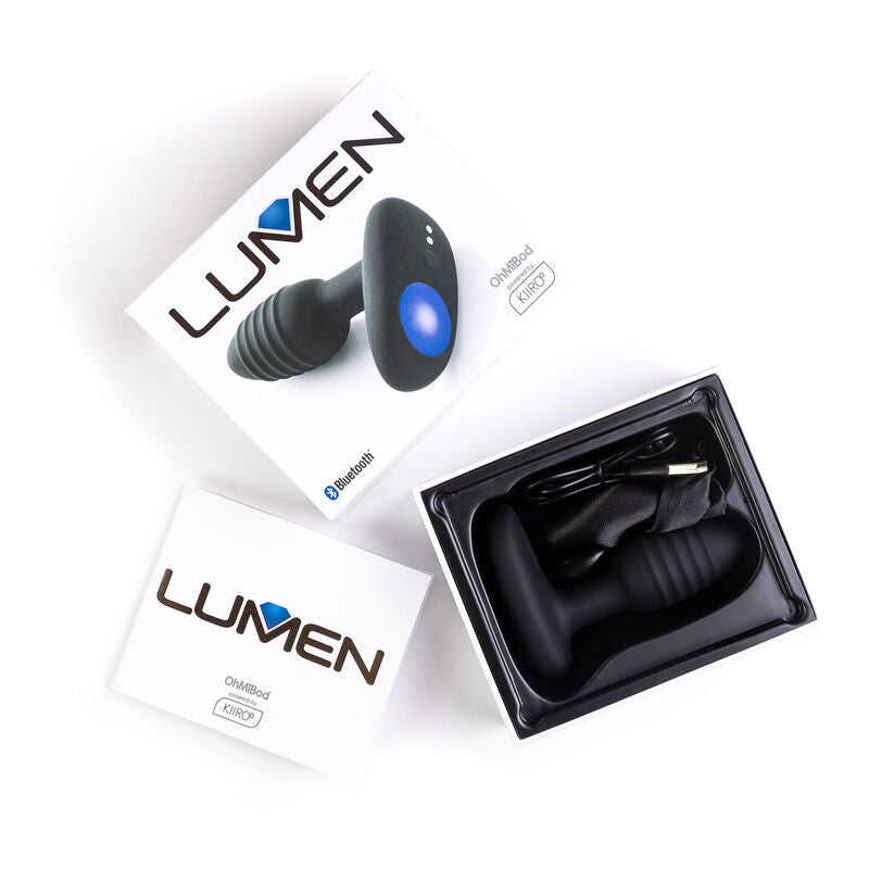 Plug Anale Vibrante con App Kiiroo Lumen — LED, Ricaricabile