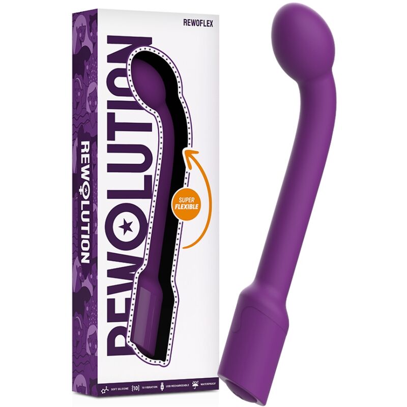 Vibratore Punto G Flessibile Rewolution Rewoflex — Batteria