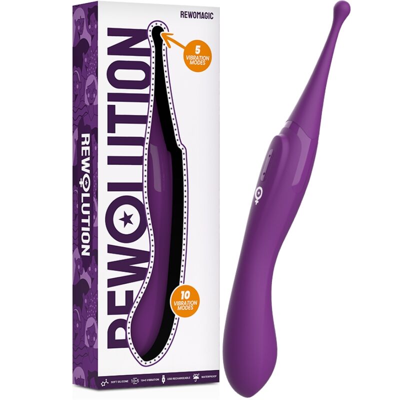 Stimolatore Clitoride Rewolution Rewomagic — Movimento Rotante