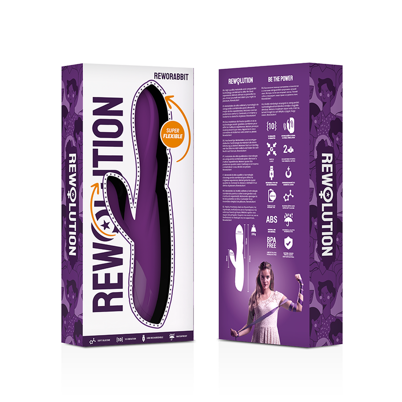 Vibratore Rabbit Punto A Rewolution Reworabbit — Doppio Motore