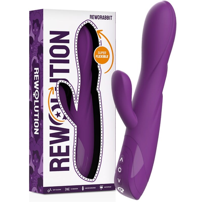 Vibratore Rabbit Punto A Rewolution Reworabbit — Doppio Motore