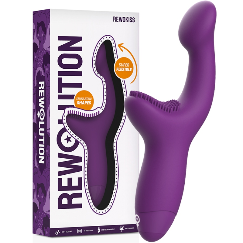 Vibratore Punto A Doppia Azione Rewolution Rewokiss