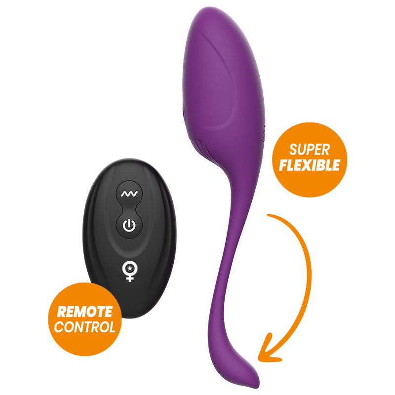 Uovo Vibrante con Telecomando Rewolution Rewovo — Silicone